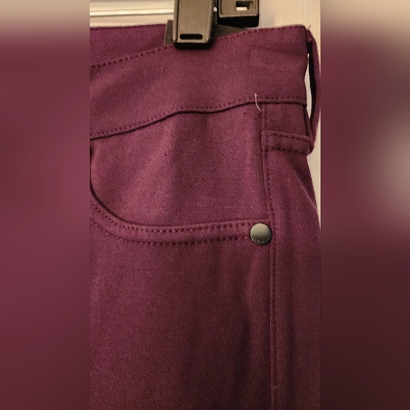 Liverpool New Skinny Ponte Knit Stretch pant in Aubergine - Picture 8 of 16